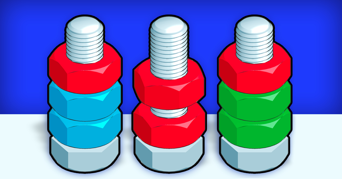 Nuts Puzzle: Sort By Color Cover